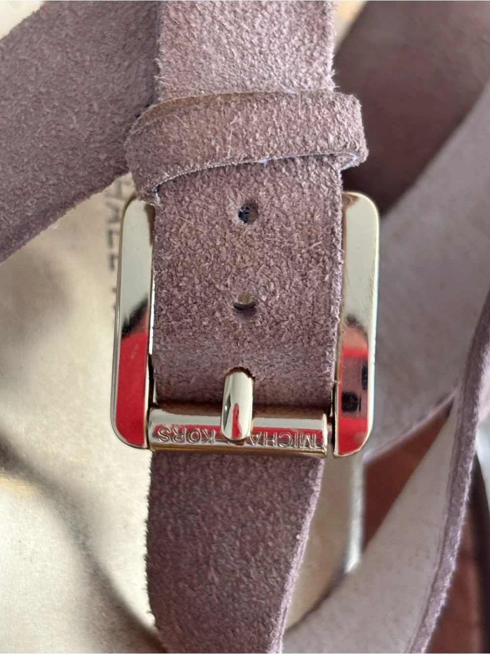 Michael Kors Suede Cork Wedge Sandals – Size 9